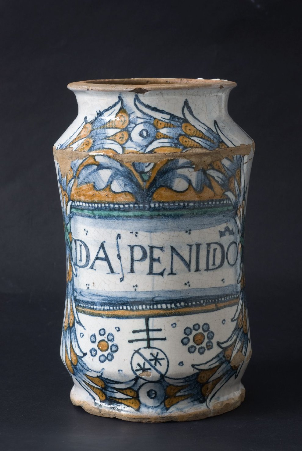 alberello, opera isolata - bottega derutese (prima metà sec. XVI)