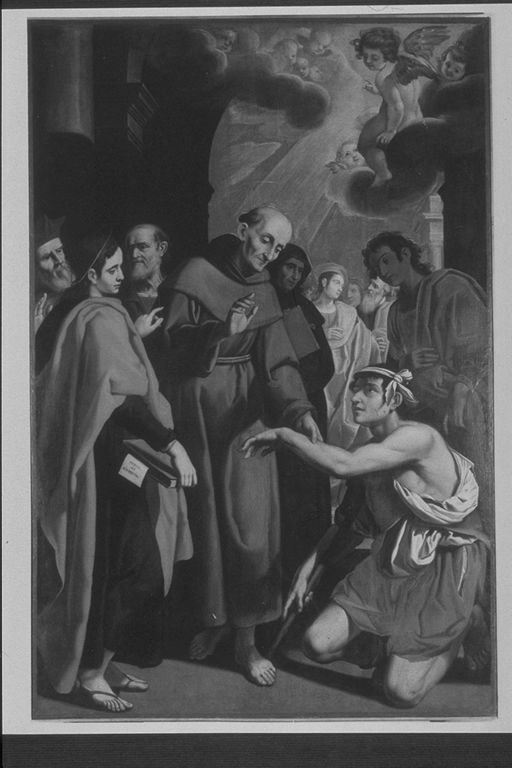 San Bernardino da Siena (dipinto, opera isolata) di Laudati, Giuseppe (primo quarto sec. XVIII)