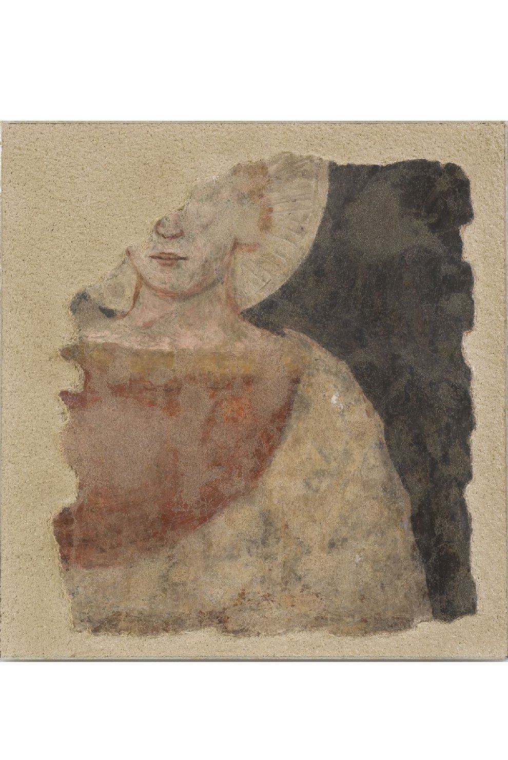 Santa (dipinto, frammento) - ambito perugino (prima metà sec. XIV)