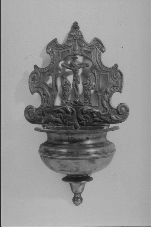 acquasantiera, opera isolata - manifattura Italia centrale (sec. XVIII)