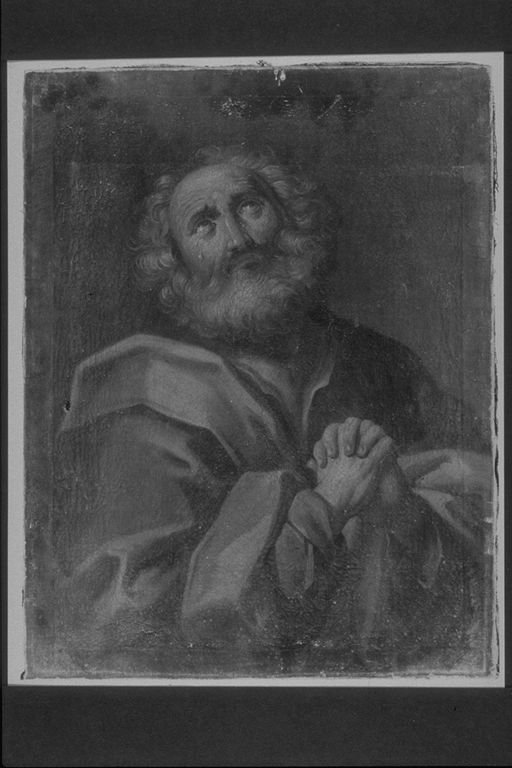 pentimento di San Pietro (dipinto, opera isolata) di Garbi, Anton Maria (attribuito) (seconda metà sec. XVIII)