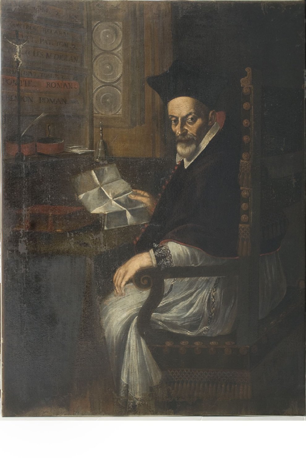 ritratto di cardinale (dipinto, opera isolata) - ambito romano (prima metà sec. XVIII)