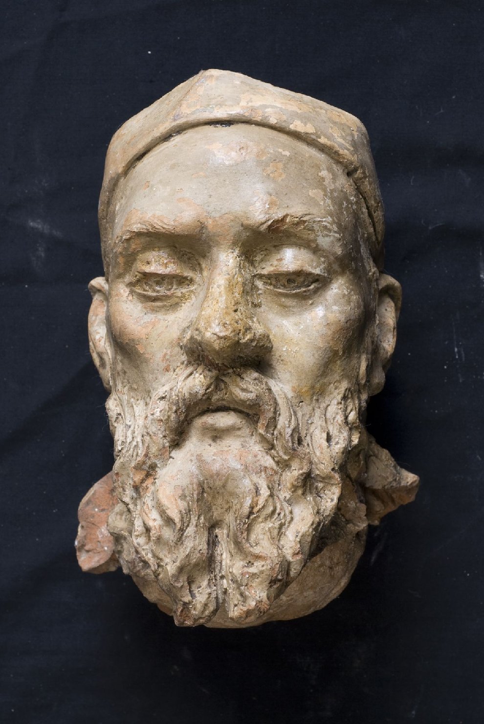 figura maschile (rilievo, frammento) di Scalza, Ippolito (attribuito) (seconda metà sec. XVI)