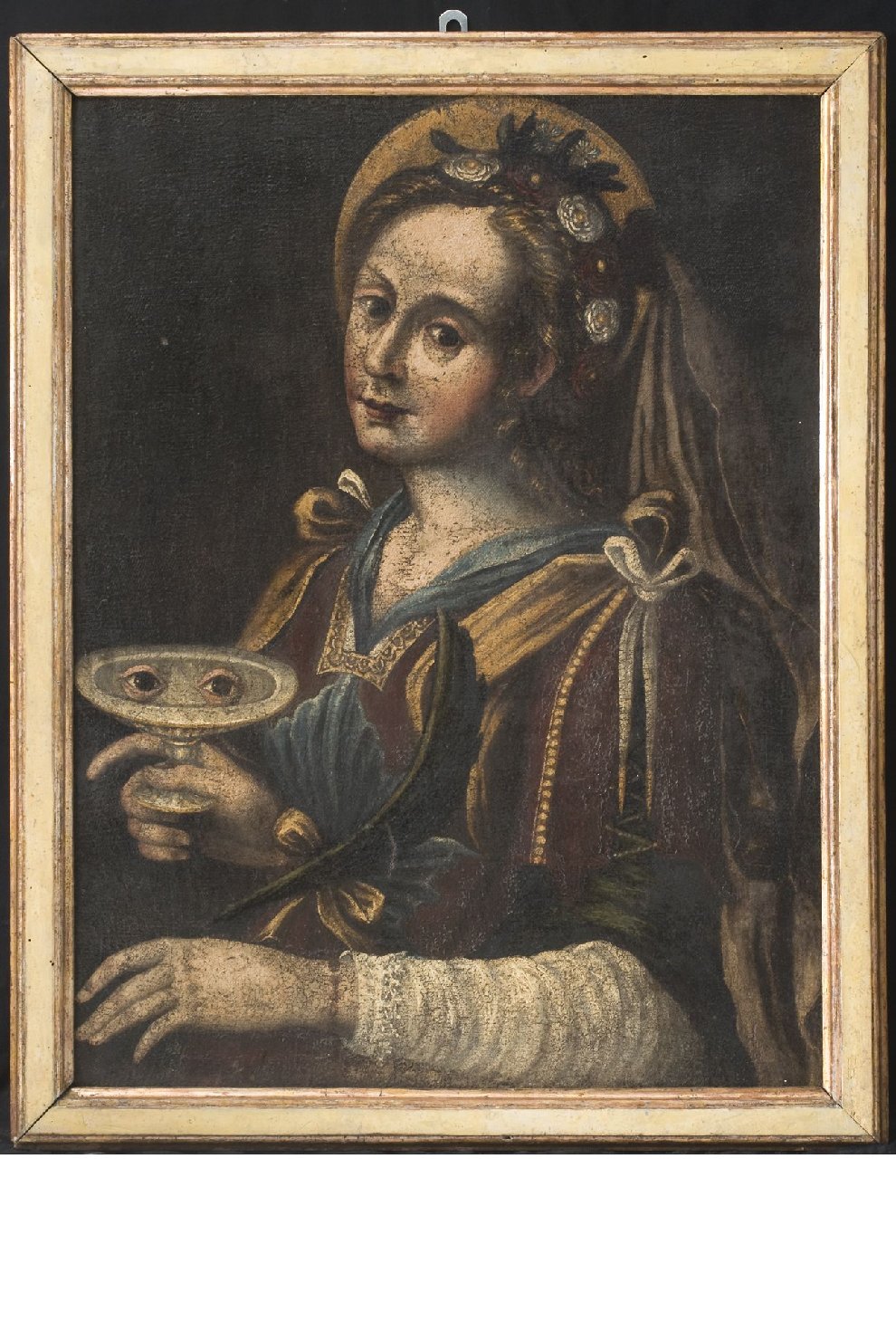 Santa Lucia (dipinto, opera isolata) - ambito umbro (ultimo quarto sec. XVI)