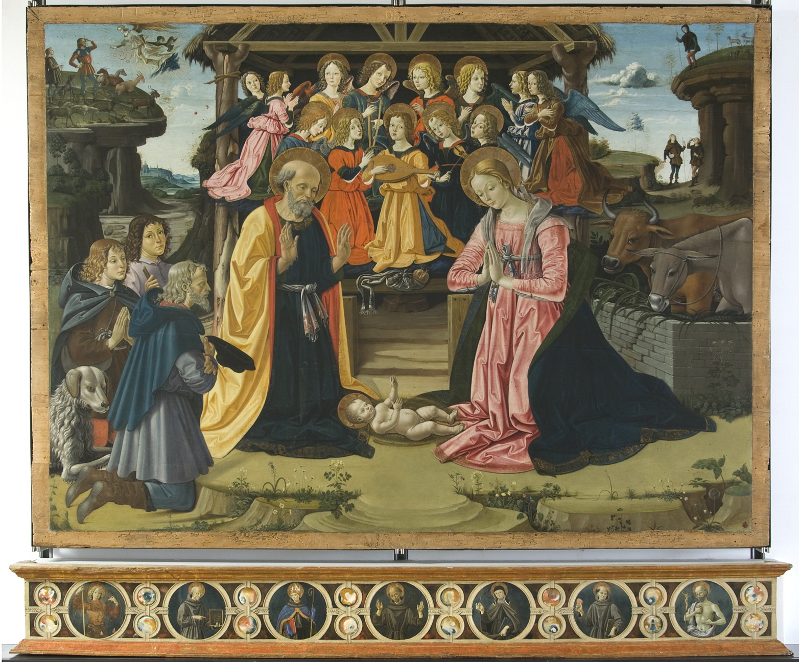 pala d'altare, insieme di Caporali, Bartolomeo (attribuito) (seconda metà sec. XV)