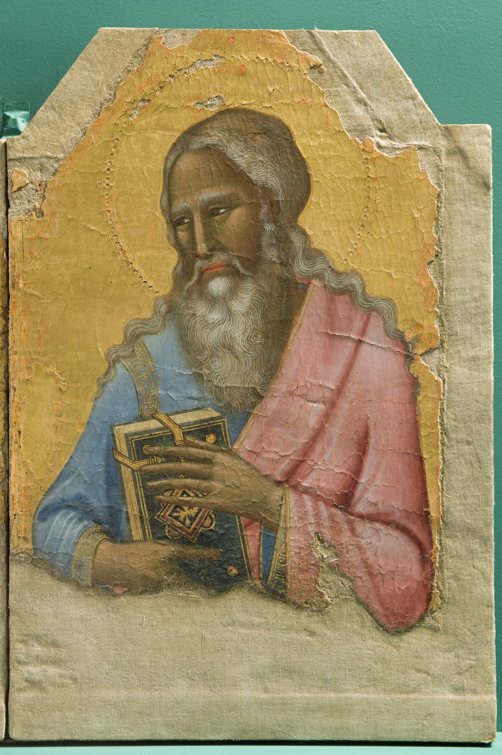 Sant'Andrea (scomparto di polittico, elemento d'insieme) di Meo di Guido da Siena (prima metà sec. XIV)