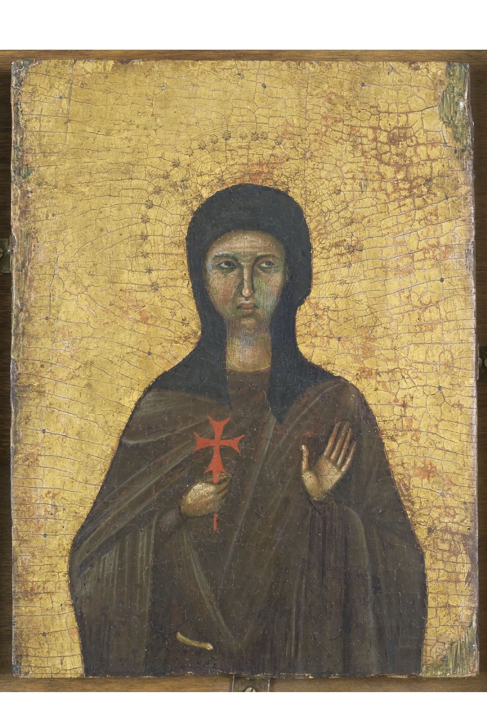 Santa Chiara d'Assisi (dipinto, elemento d'insieme) di Maestro della Santa Chiara - ambito umbro (seconda metà sec. XIII)
