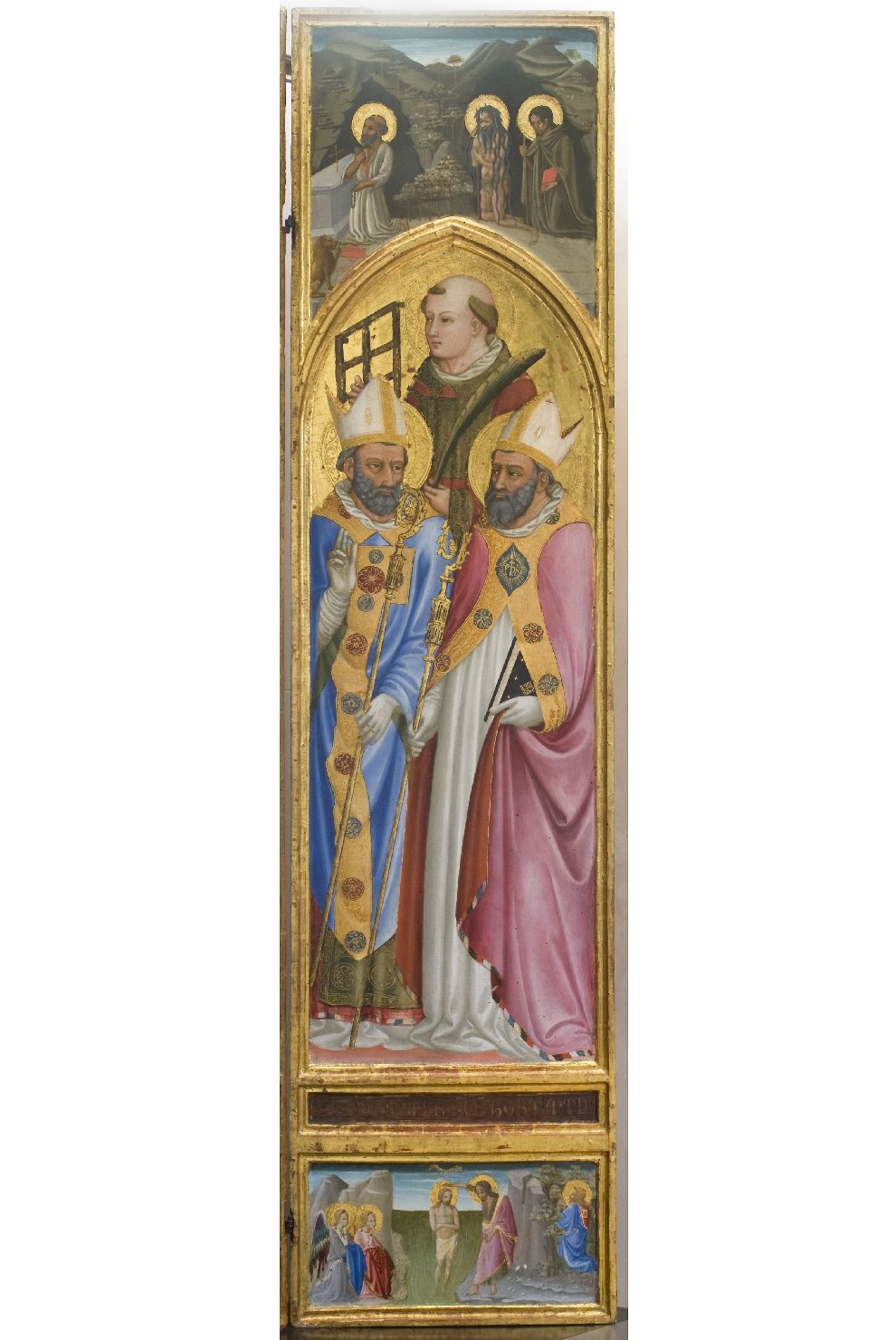S. Ercolano, S. Costanzo e S. Lorenzo (tabernacolo, elemento d'insieme) di Bicci di Lorenzo (attribuito) (prima metà sec. XV)