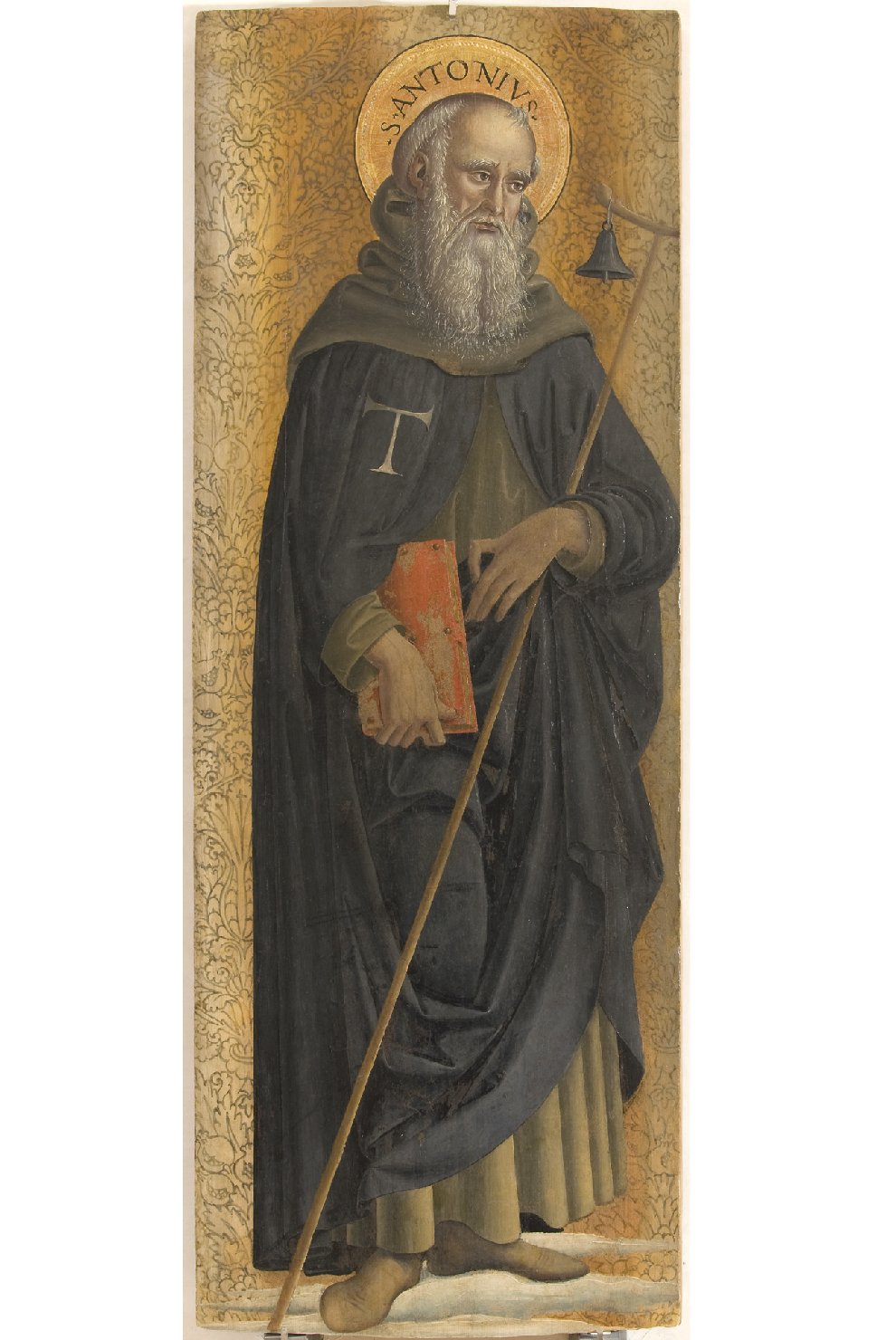 Sant'Antonio Abate (dipinto, elemento d'insieme) di Fiorenzo di Lorenzo (attribuito) (seconda metà sec. XV)