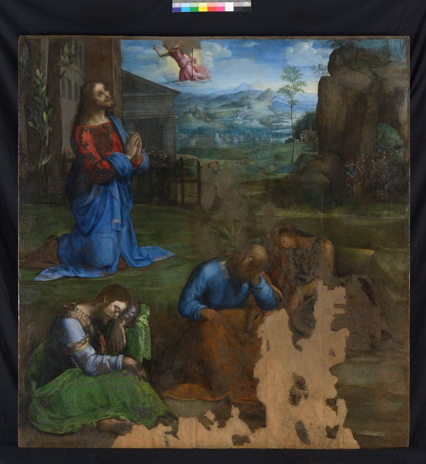 orazione di Cristo nell'orto di Getsemani (dipinto, opera isolata) di Giannicola di Paolo (attribuito) (secondo quarto sec. XVI)
