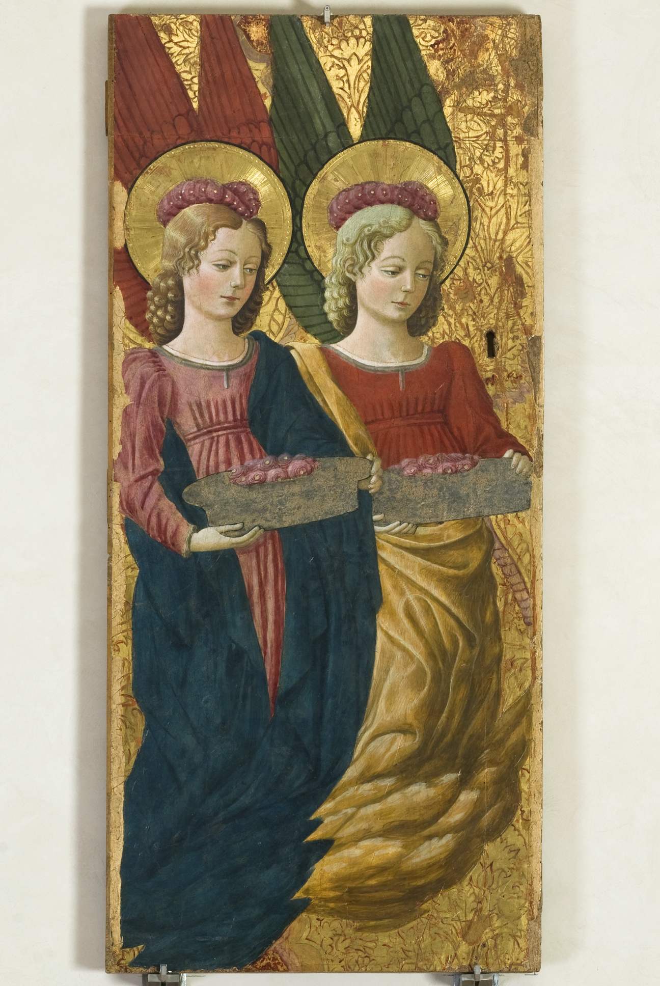 angeli (dipinto, elemento d'insieme) di Bonfigli Benedetto (attribuito) (seconda metà sec. XV)