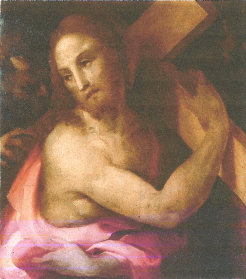 Gesù Cristo portacroce (dipinto, opera isolata) di Beccafumi, Domenico (attribuito) (secondo quarto XVI)