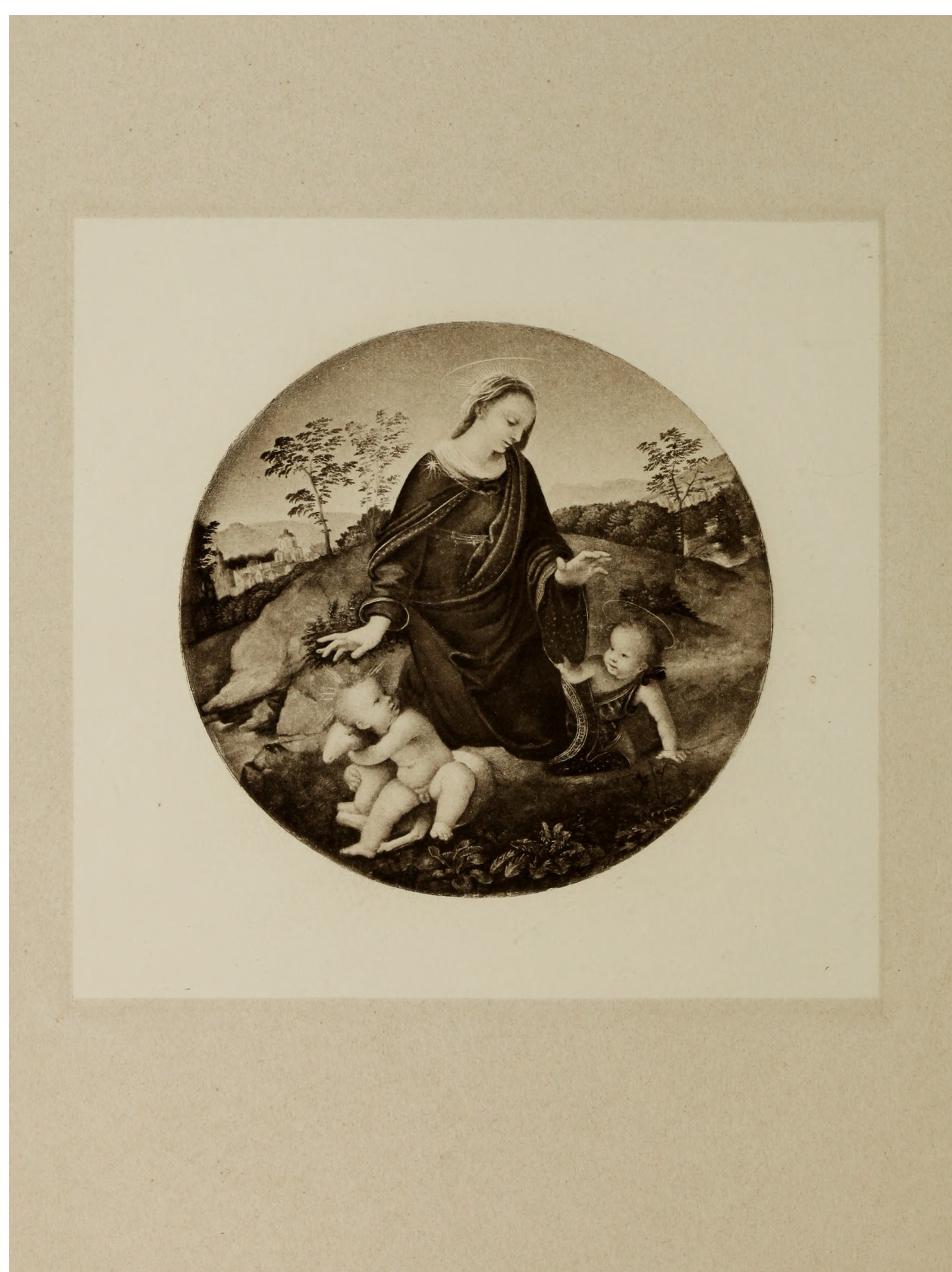 Madonna con Gesù Bambino e San Giovannino (dipinto, opera isolata) di Da Sesto, Cesare (attribuito) (fine/ inizio XV/XVI)
