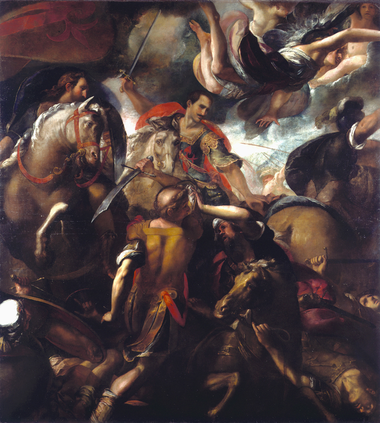 La battaglia di San Giacomo (dipinto, opera isolata) di Procaccini, Giulio Cesare (inizio XVII)