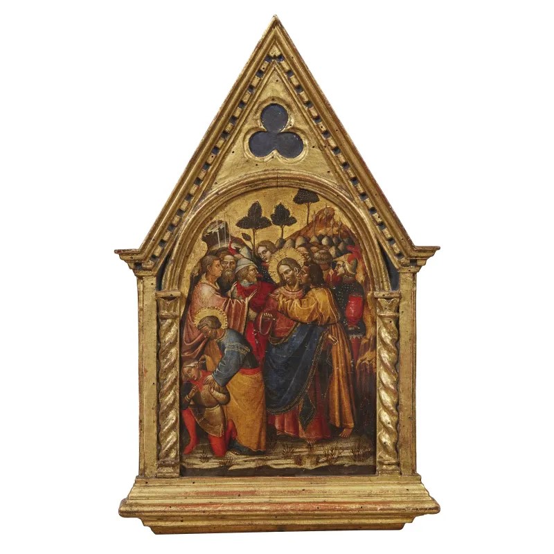 Cattura di cristo (dipinto, opera isolata) di Pseudo-Avanzi (seconda metà XIV)