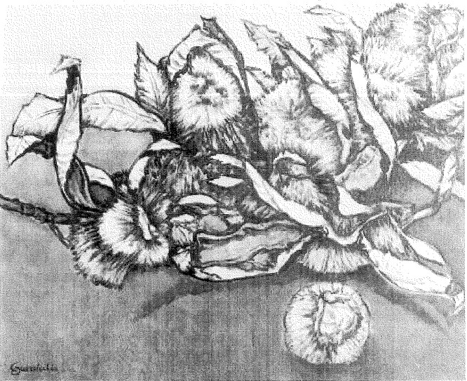 Ricci e castagne, Natura (dipinto) di Luigi Guerricchio - ambito lucano (XX)