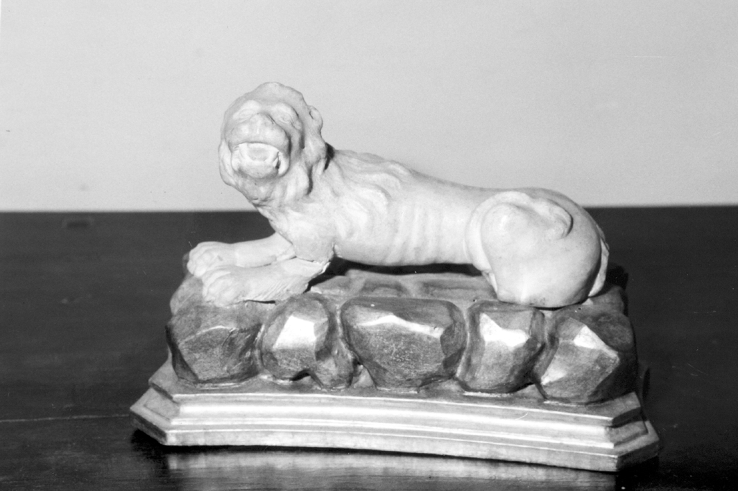 leone (scultura) - bottega italiana (XVII)