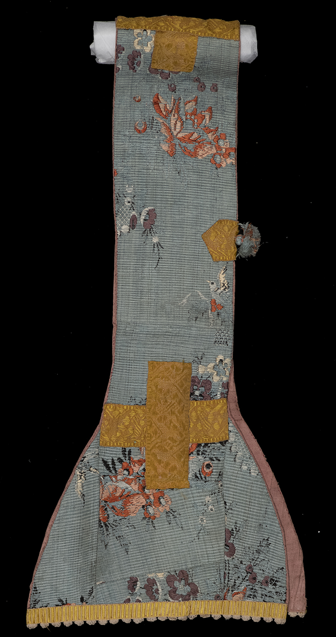 soggetto assente (manipolo, elemento d'insieme) - manifattura italiana (ultimo quarto XVIII)