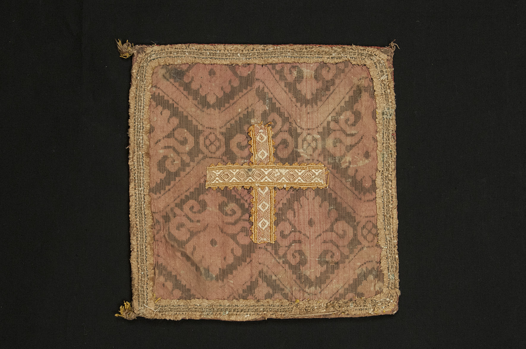 soggetto assente (borsa del Corporale, opera isolata) - manifattura italiana (fine/ inizio, terzo quarto XVI, XVIII)