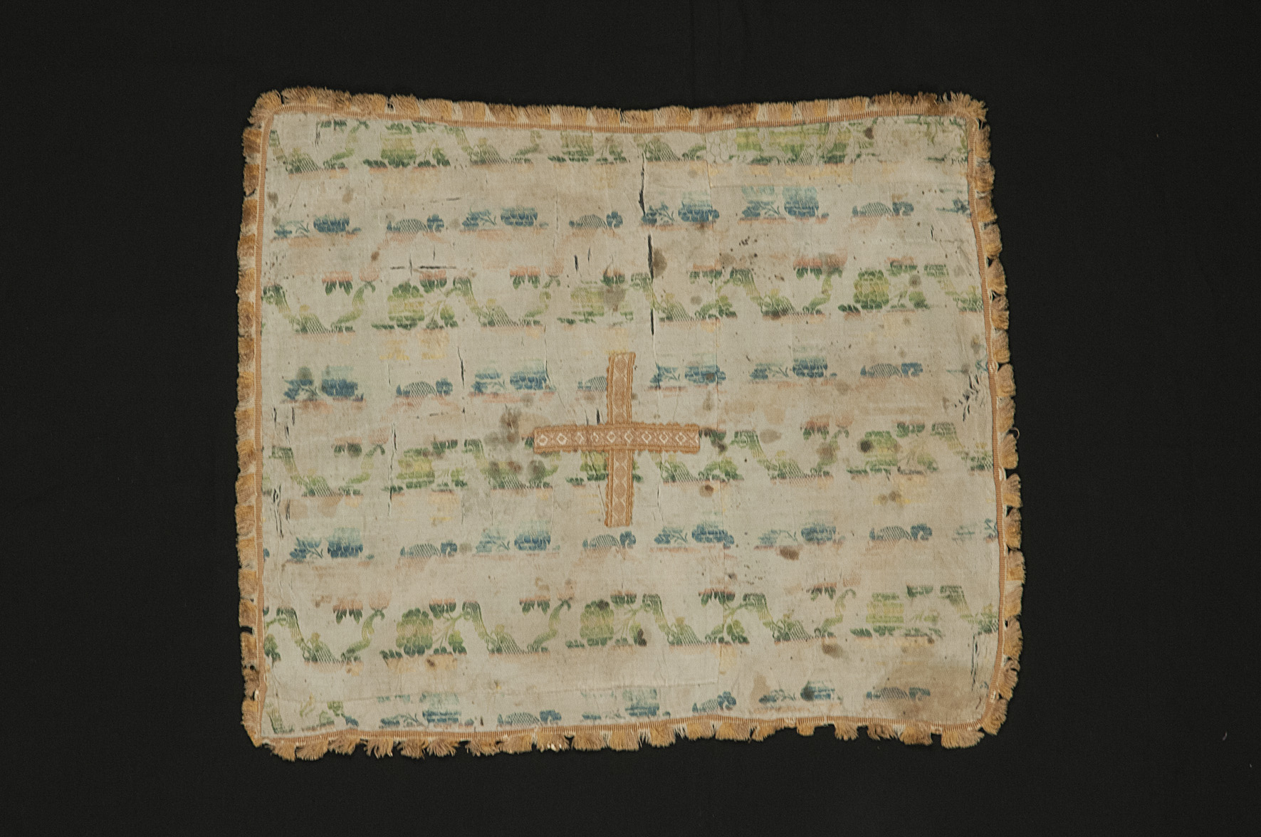 soggetto assente (velo di calice, opera isolata) - manifattura italiana (terzo quarto XVIII)