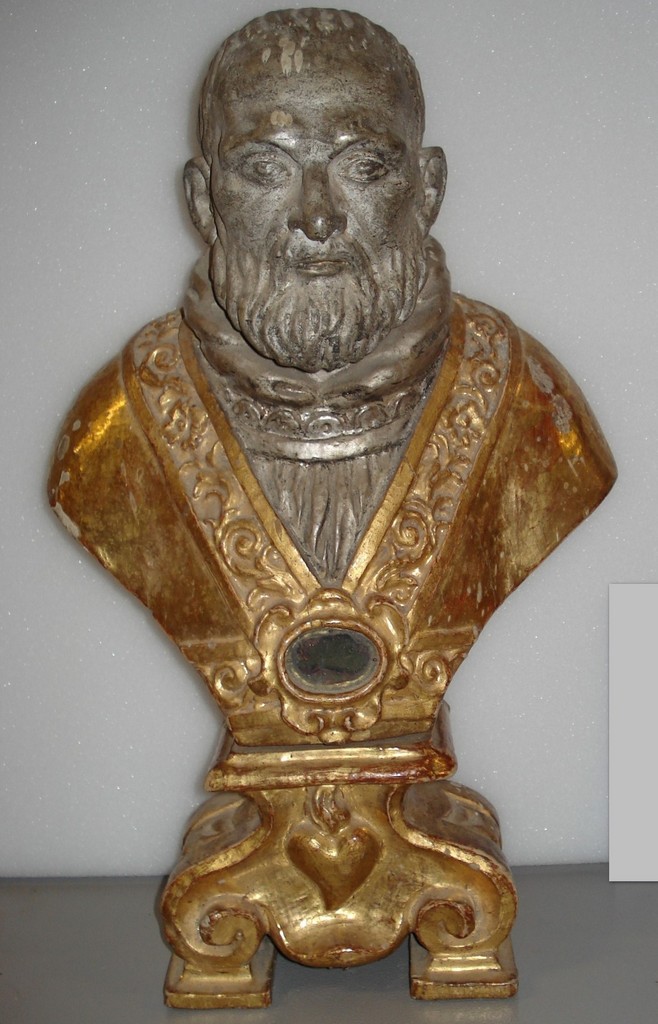 San Filippo Neri (reliquiario - a busto, opera isolata) - ambito Italia centrale (sec. XVII)