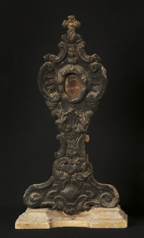 soggetto assente (reliquiario - a ostensorio, opera isolata) - bottega Italia centrale (sec. XVIII)