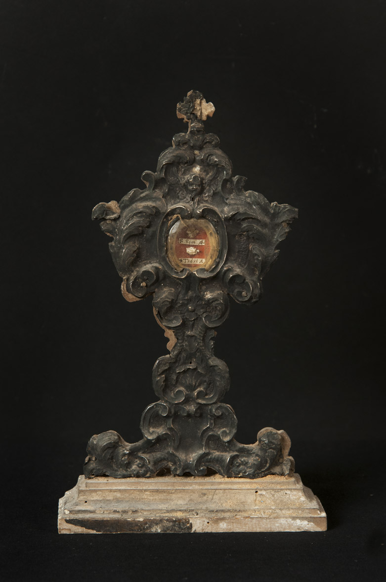 cherubino (reliquiario - a ostensorio, opera isolata) - bottega Italia centrale (sec. XVIII)