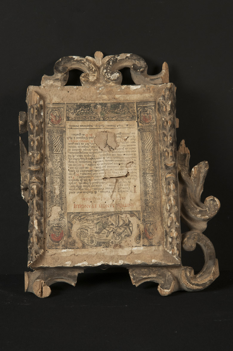 San Giovanni Evangelista (cartagloria, opera isolata) di Ciuffetti Domenico (bottega) - bottega lucchese (seconda metà sec. XVII)