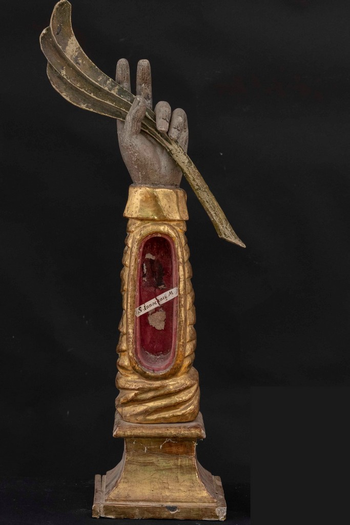 soggetto assente (reliquiario - a braccio, elemento di serie) - ambito Italia centrale (sec. XVIII)