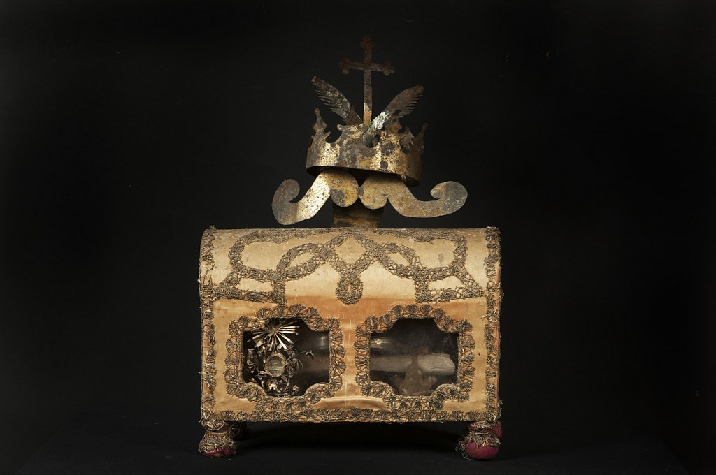 soggetto assente (reliquiario a teca - a cofanetto, opera isolata) - bottega Italia centrale (seconda metà sec. XVIII)