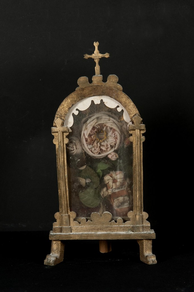 soggetto assente (reliquiario a teca, opera isolata) - bottega Italia centrale (seconda metà sec. XVIII)