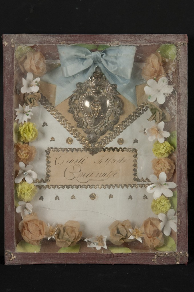 Sacro Cuore (ex voto, opera isolata) - bottega umbra (prima metà sec. XX)