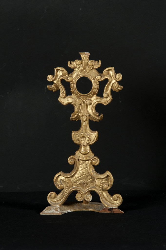 soggetto assente (reliquiario - a ostensorio, opera isolata) - bottega umbra (sec. XVIII)