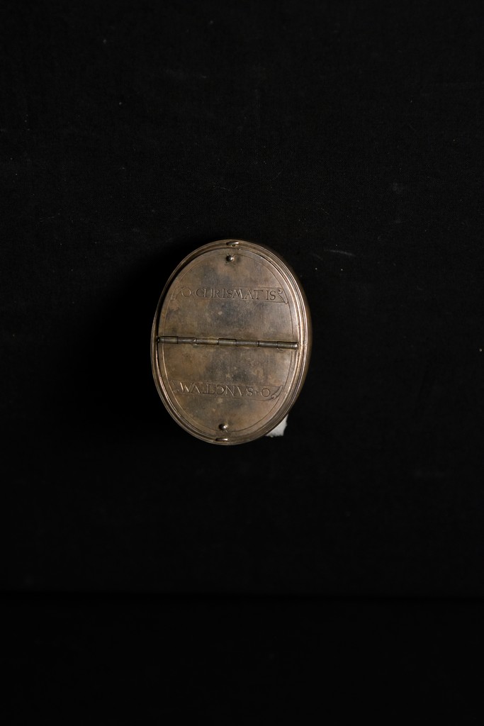 soggetto assente (vasetti per oli santi, opera isolata) - bottega Italia centrale (sec. XIX)