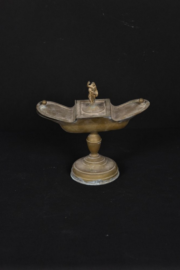 Cristo benedicente (navicella portaincenso, opera isolata) - bottega Italia centrale ((?) sec. XVIII)