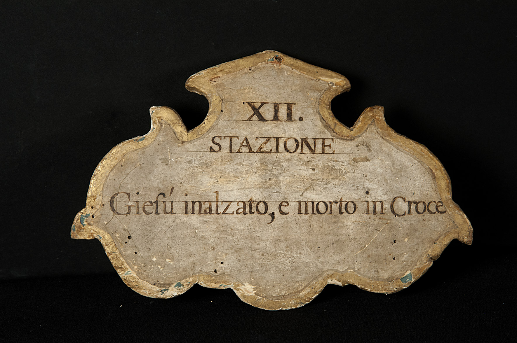 soggetto assente (stazione della Via Crucis, elemento di serie) - produzione umbra (ca XVIII)