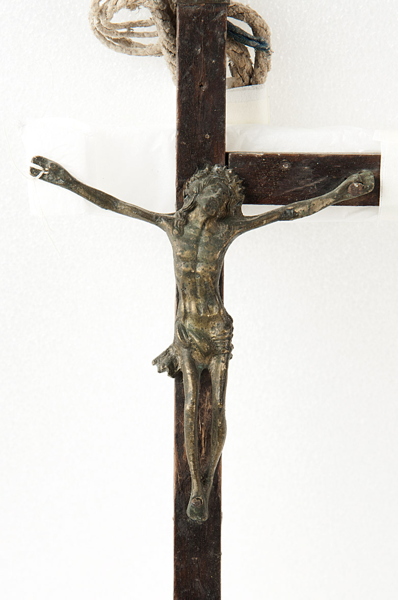 Cristo crocifisso (crocifisso, opera isolata) - ambito italiano (XIX)