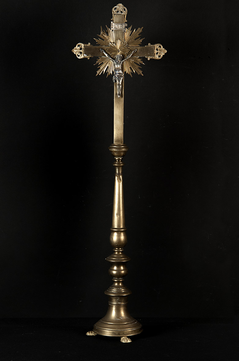 Cristo crocifisso (croce d'altare, opera isolata) - ambito italiano (XIX)