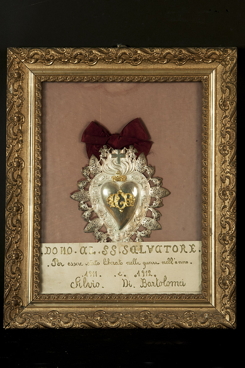 soggetto assente (ex voto, opera isolata) - ambito italiano (XIX)