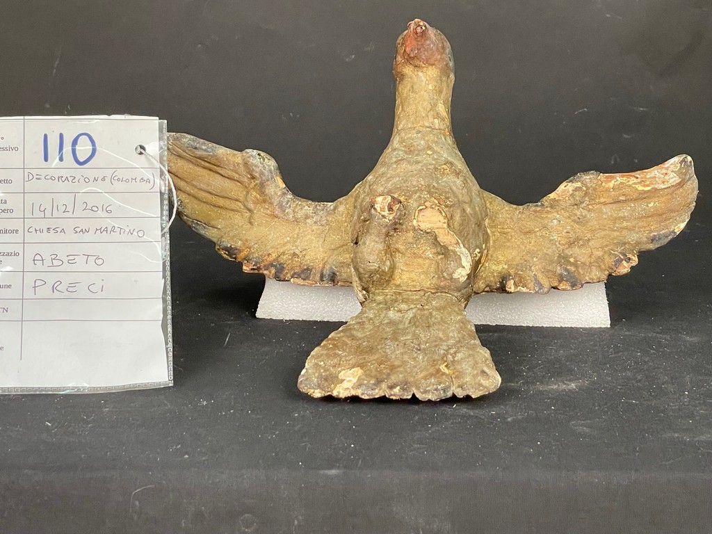 colomba dello Spirito Santo (scultura, opera isolata) - ambito umbro ((?) sec. XVIII)