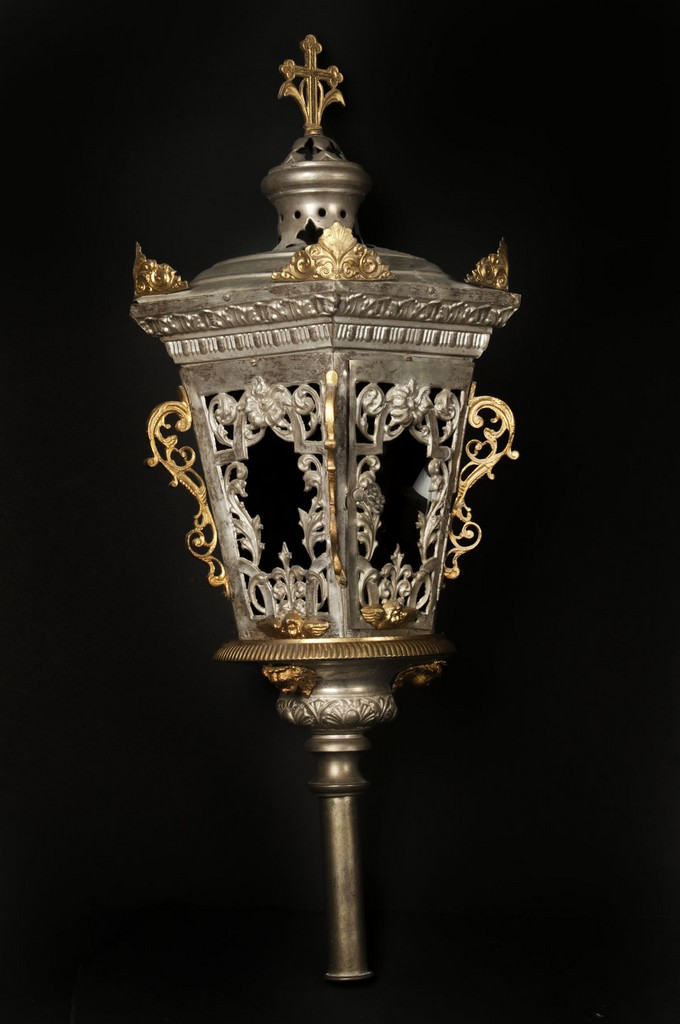 cherubini (lanterna processionale, pendant) - bottega italiana (sec. XIX)