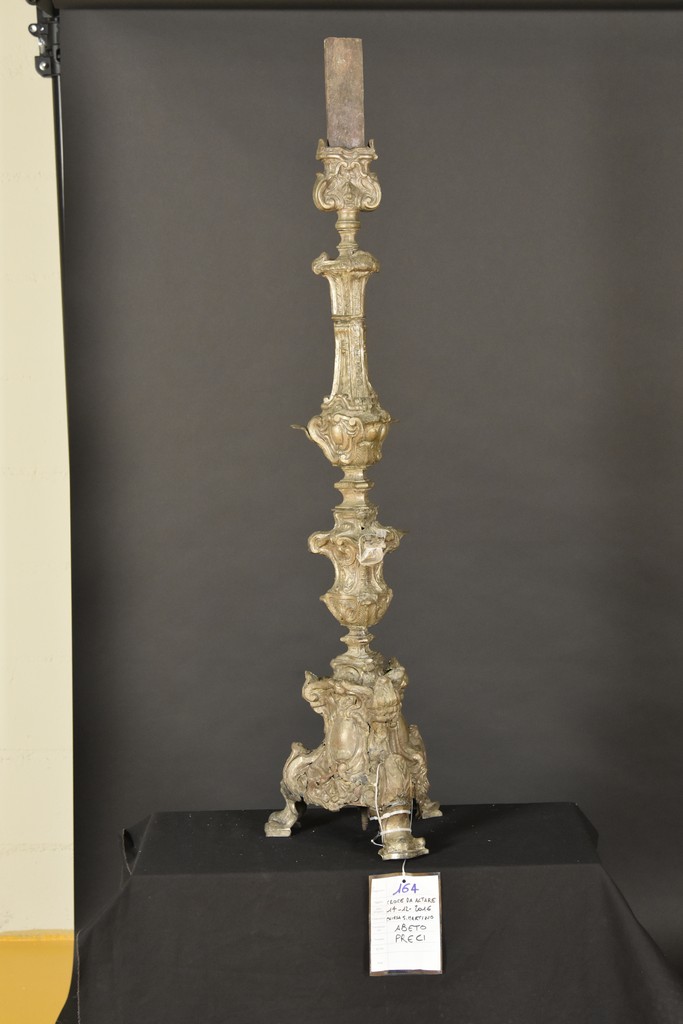 soggetto assente (base per croce d'altare, elemento d'insieme) - bottega Italia centrale (sec. XVIII)