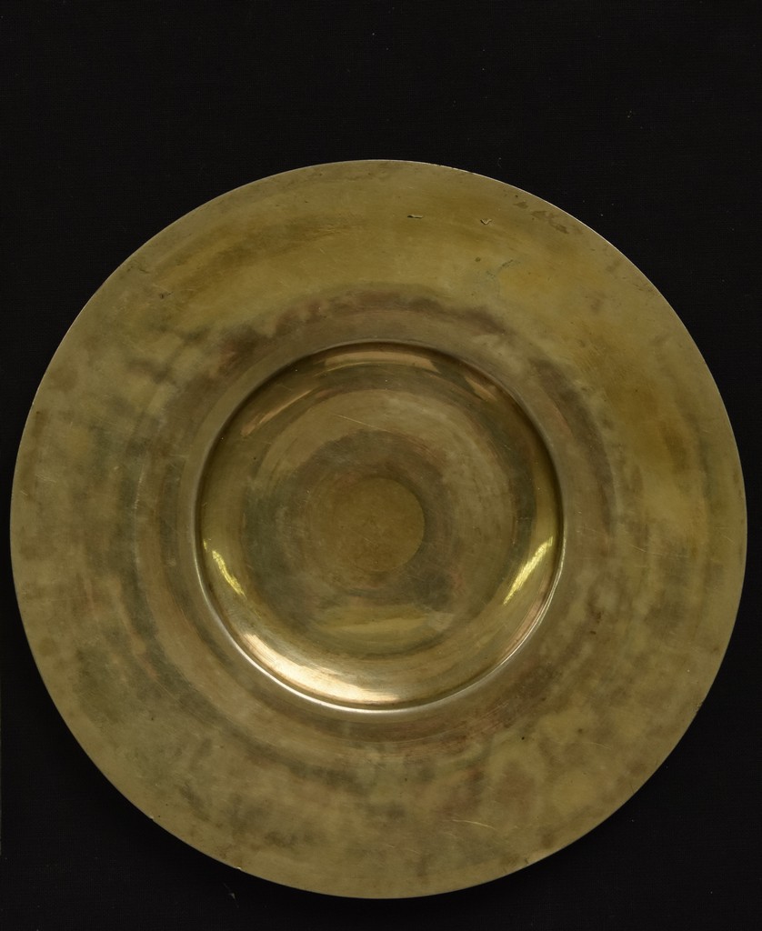 soggetto assente (patena, opera isolata) - bottega Italia centrale ((?) sec. XVIII)