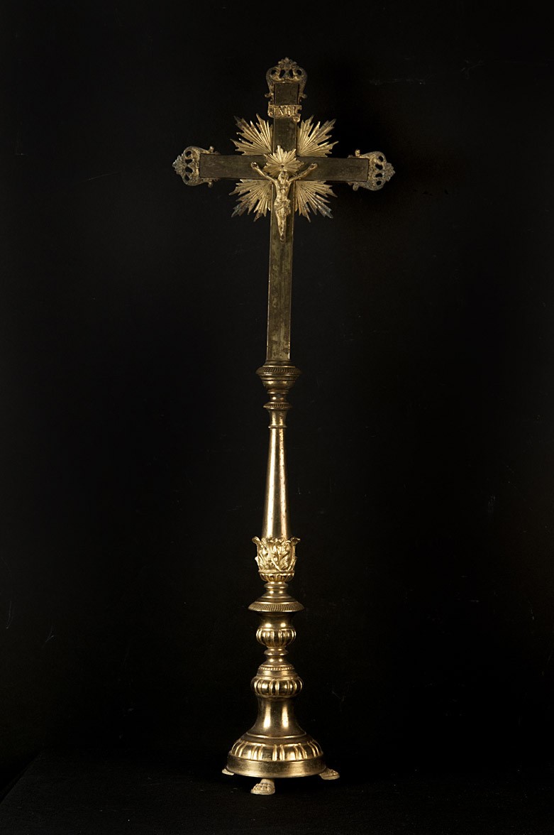 Cristo crocifisso (croce d'altare, opera isolata) - ambito italiano ((?) XIX)