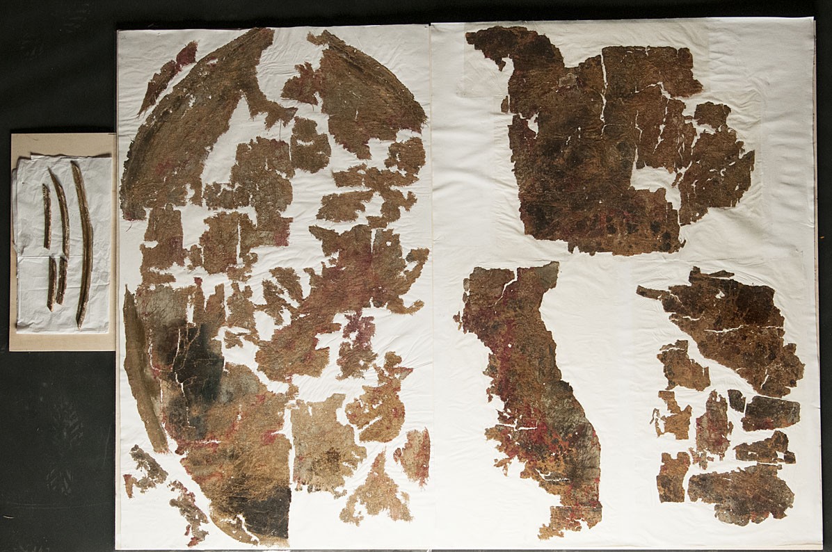 soggetto non identificabile (dipinto, frammento) - ambito italiano ((?) XVIII)