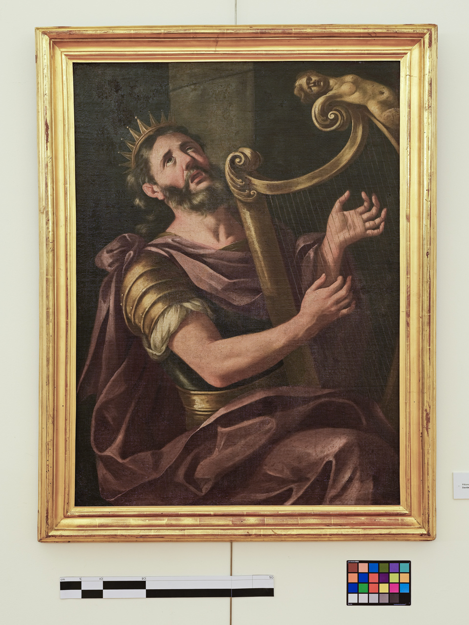 Davide, Davide citaredo (dipinto) di Vaccaro Nicola (attribuito) (inizio XVIII)