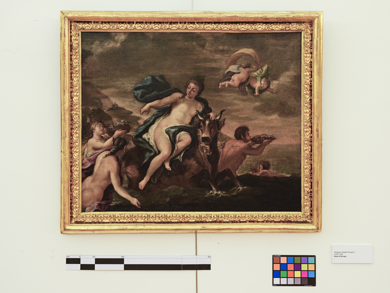 Ratto di Europa, Ratto di Europa (dipinto) di Vaccaro Domenico Antonio (maniera) (anni dieci XVIII)