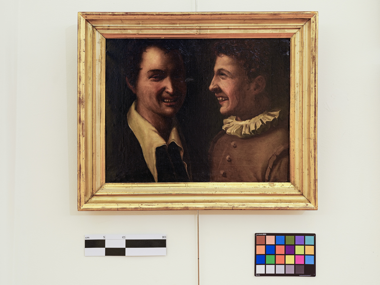 La risata, Giovani che ridono (dipinto) - ambito italiano (XVII)