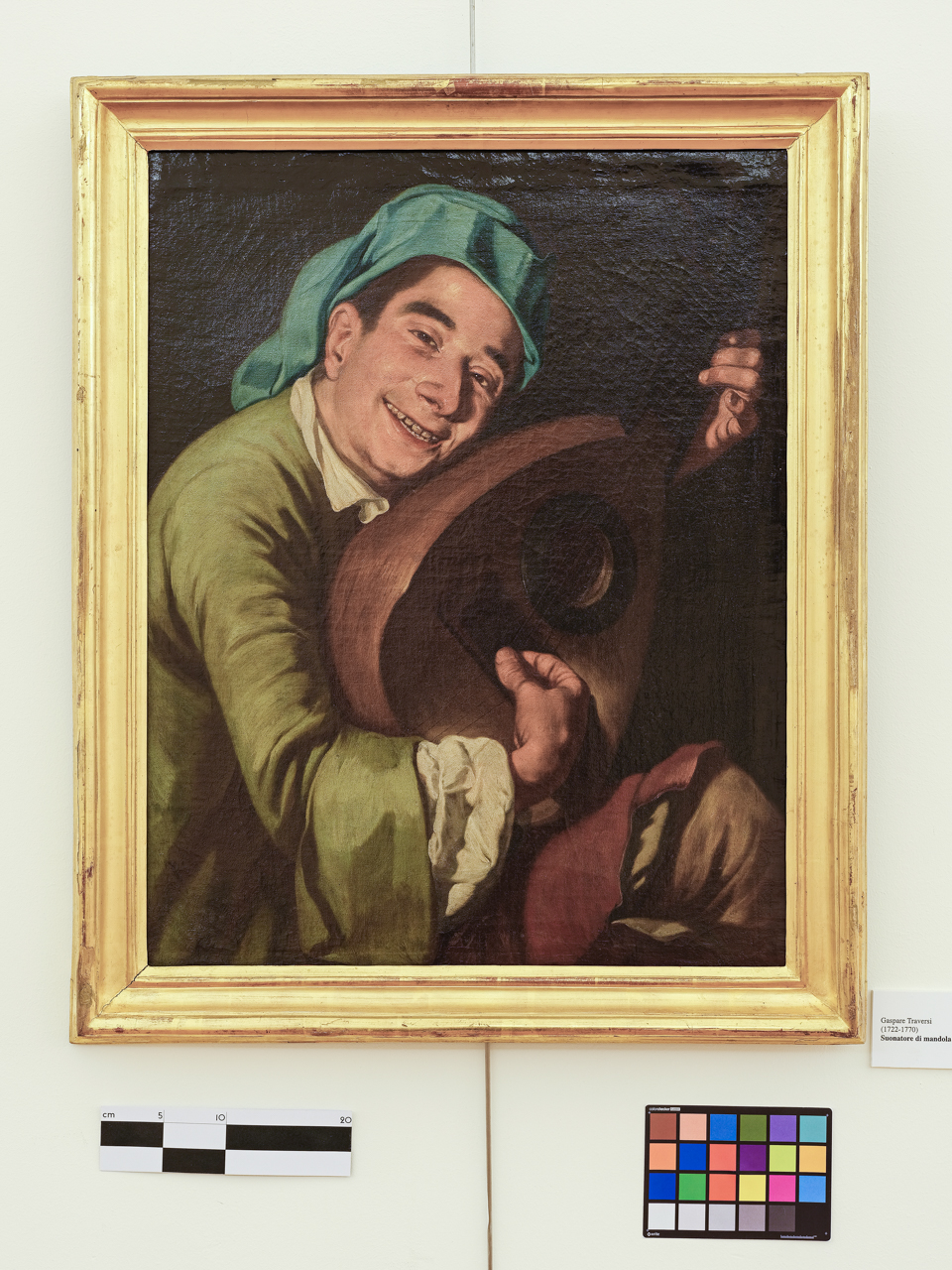 Suonatore di mandola, Suonatore di mandola (dipinto) di Traversi Gaspare (attribuito) (seconda metà XVIII)