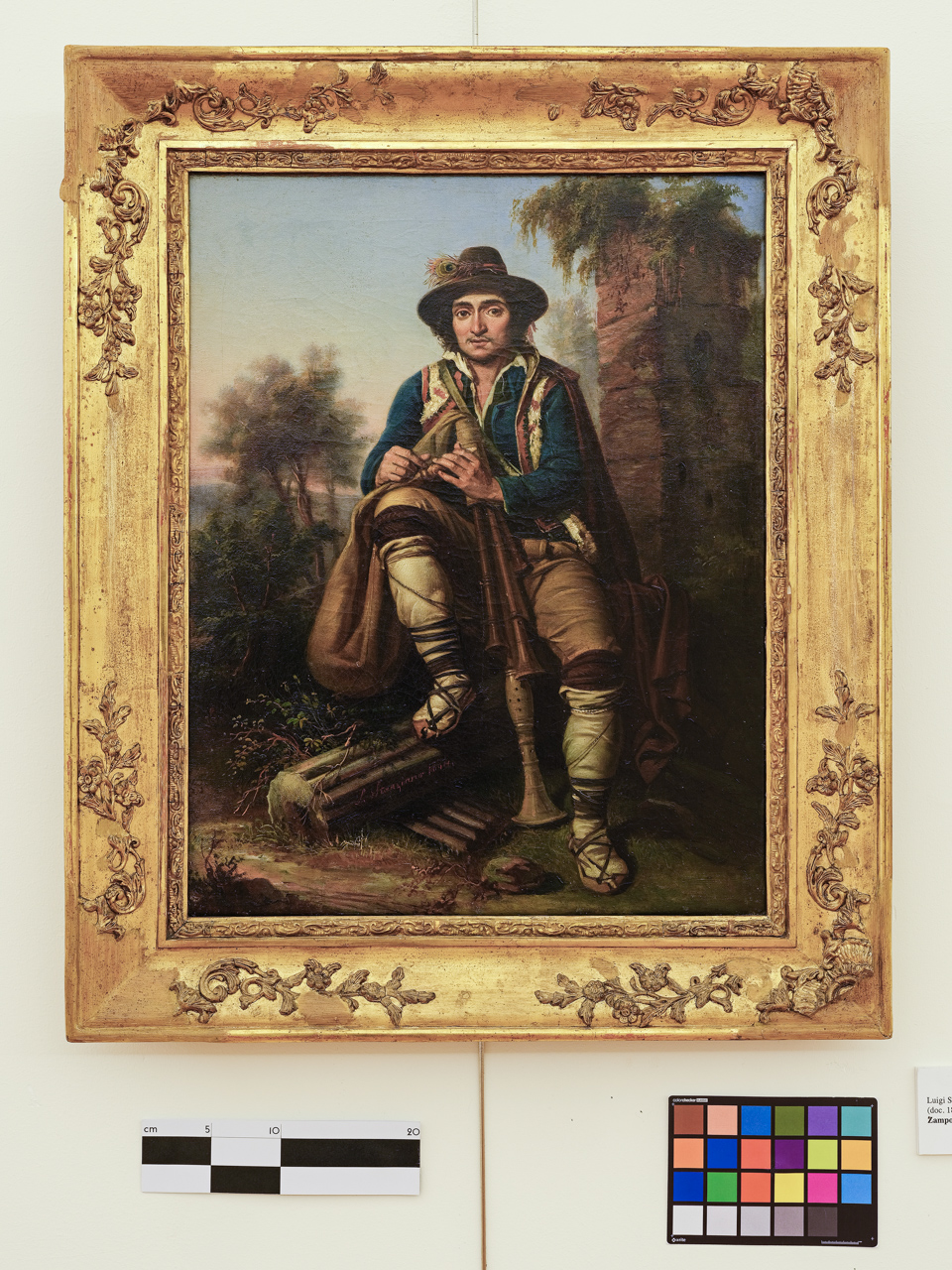 Zampognaro, Zampognaro (dipinto) di Stanziani Luigi (terzo quarto XIX)